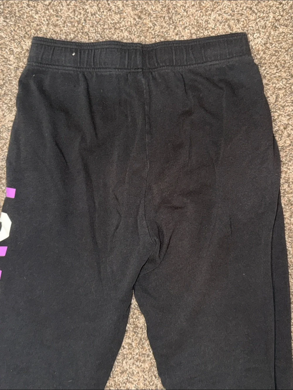 PINK Victoria's Secret Black Crop Sweats size Small